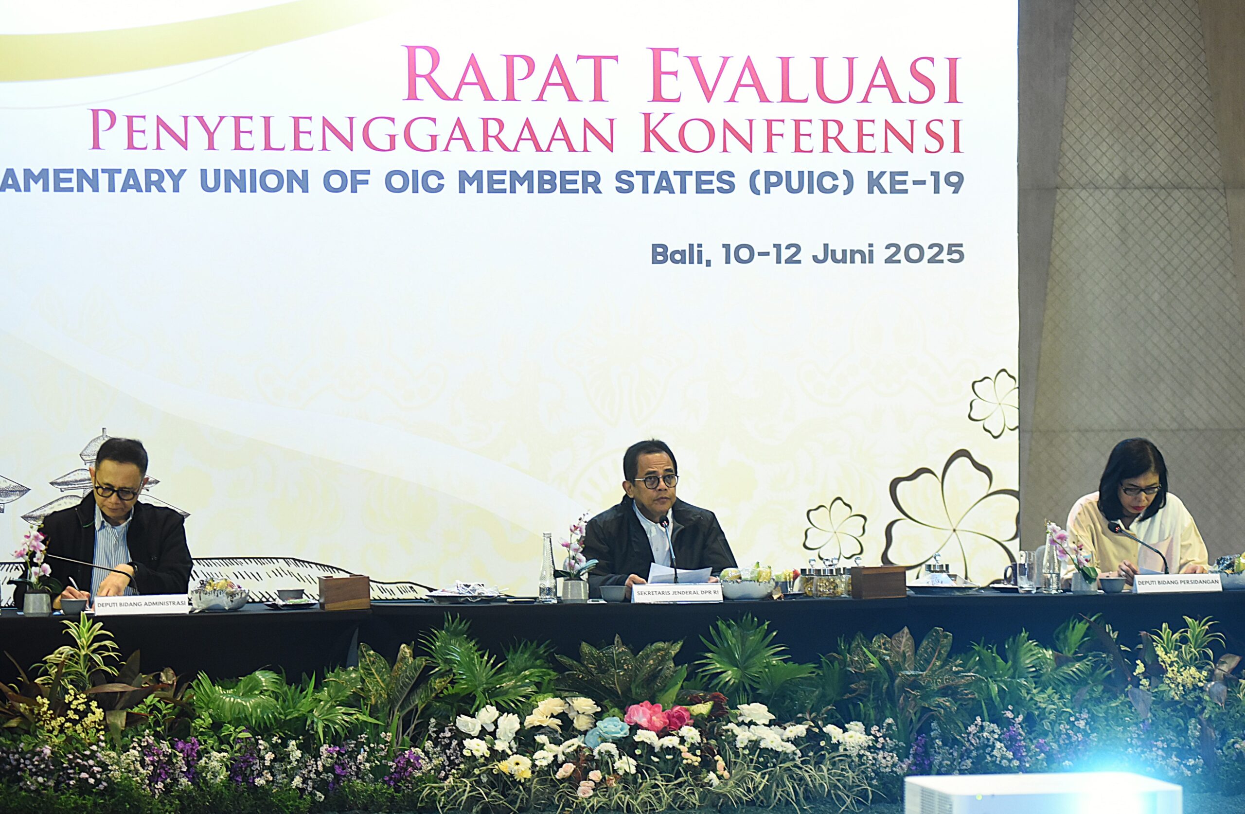 DPR Sukses Selenggarakan Konferensi ke-19 Persatuan Parlemen Negara Anggota OKI (PUIC)