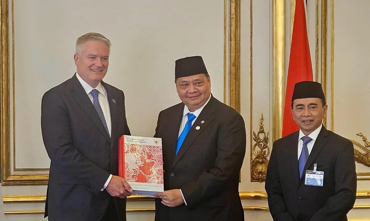 Airlangga temui Sekjen OECD guna serahkan Initial Memorandum