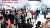 Prabowo tinjau kapal rudal siluman buatan Republikorp di Indo Defence