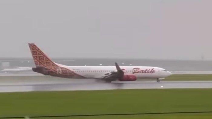 Akibat Cuaca Buruk Pesawat Batik Air Kembali Mendarat di Soetta Usai Putar Balik dari Lubuklinggau