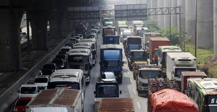Titik-titik Kepadatan Tol Arah Jakarta Pagi Ini