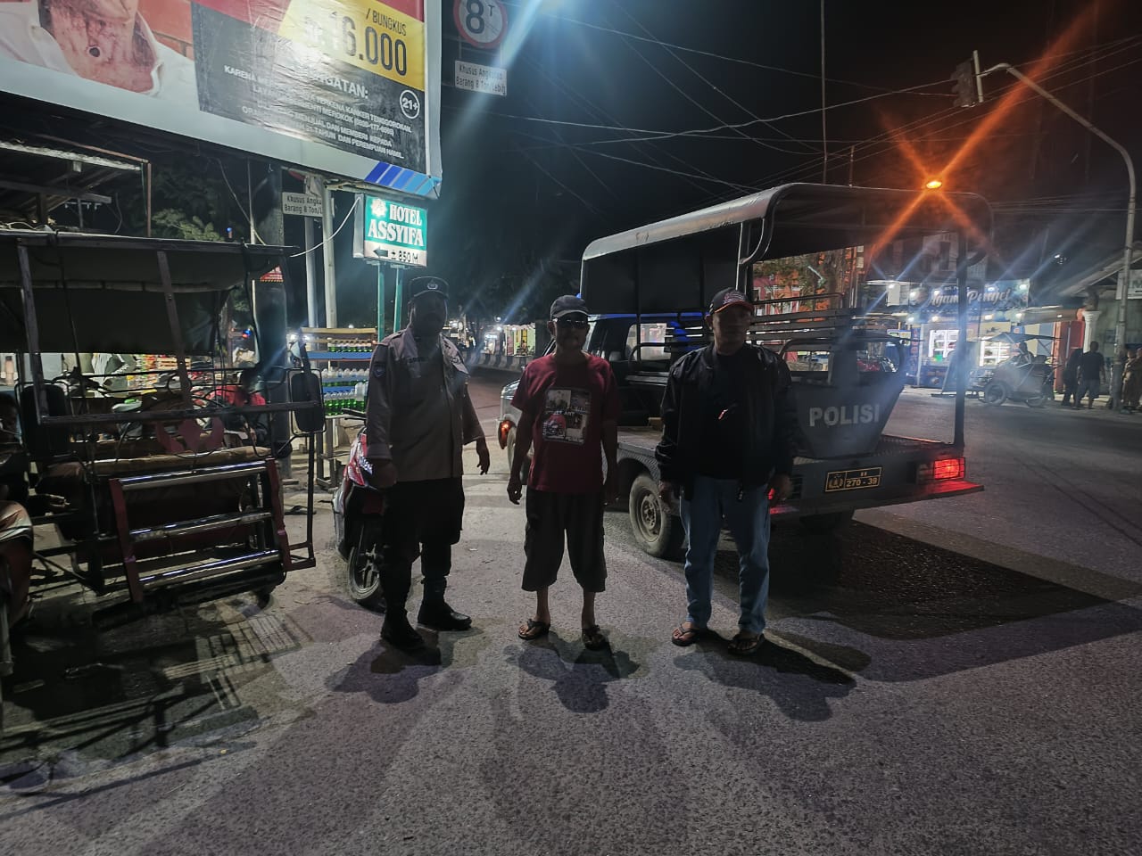 Antisipasi Balap Liar, Polsek Datuk Bandar Lakukan Patroli