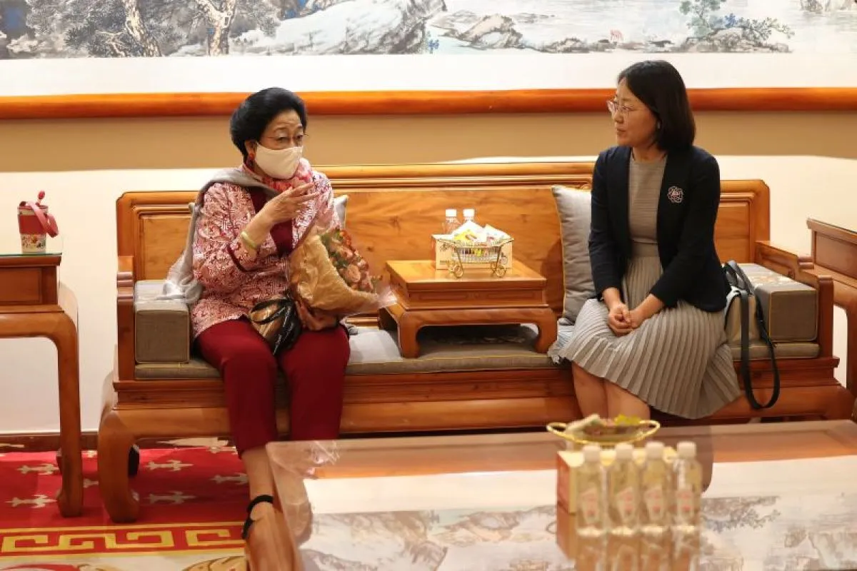 Megawati tiba di Beijing untuk hadiri forum internasional