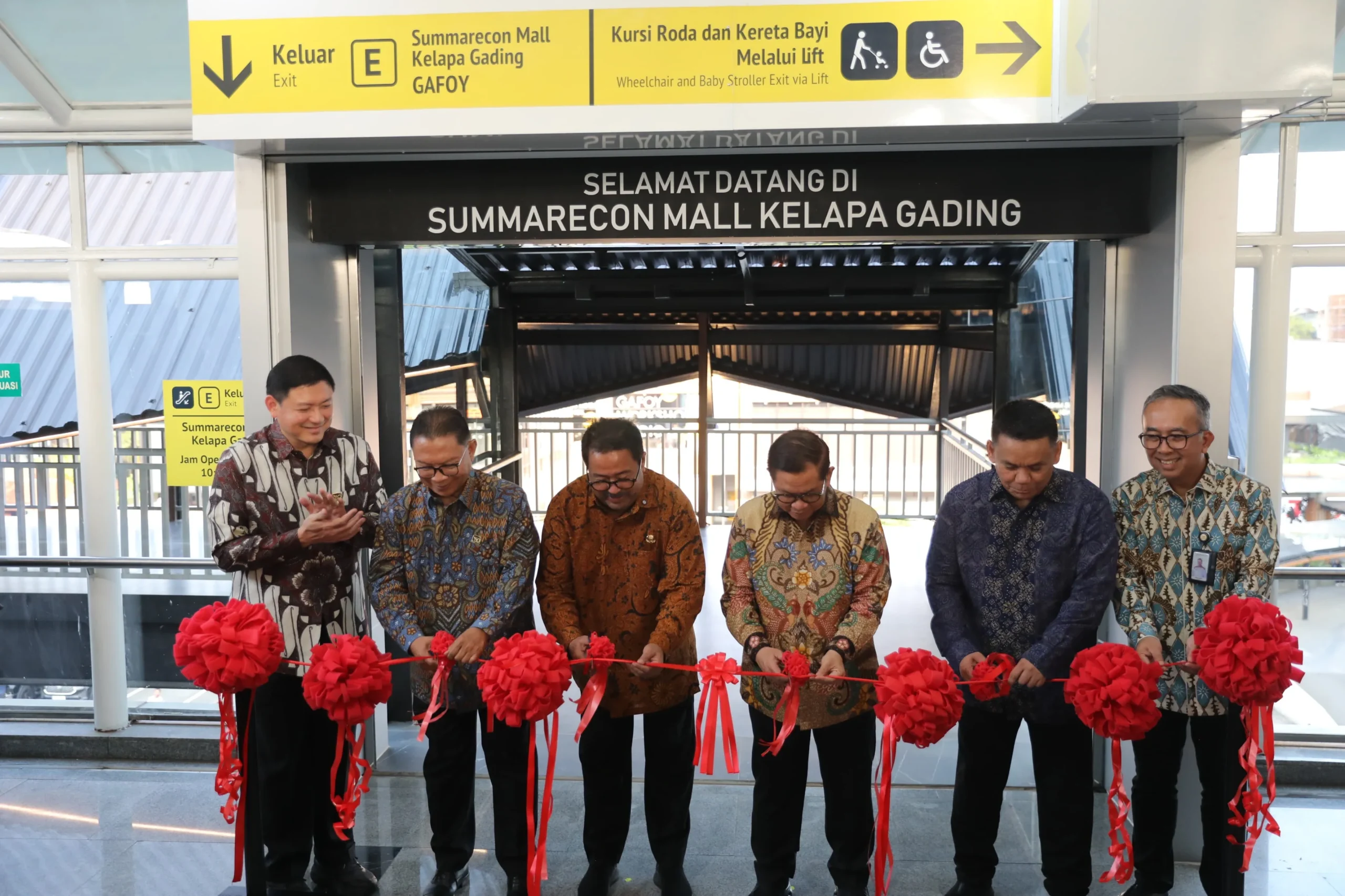 Jembatan Penghubung LRT–Summarecon Mal Kini Bisa Diakses