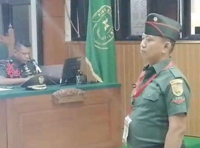 Oditur Militer: Unsur Pembunuhan Berencana Kopda Bazarsah Terbukti