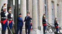 Presiden Prabowo dijamu di Istana Élysée oleh Presiden Macron