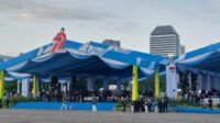Begini Suasana Jelang Peringatan HUT ke-79 Bhayangkara di Monas
