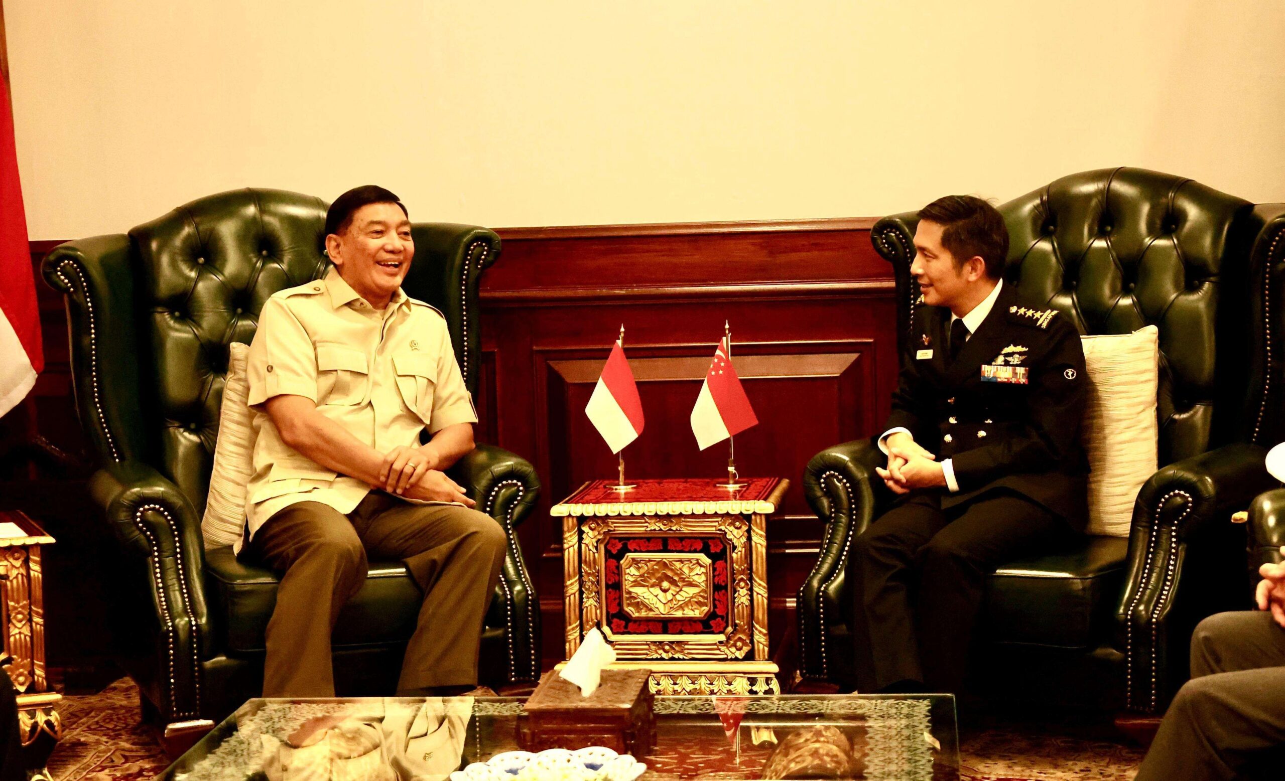 Sinergi Militer dan Siber, Indonesia-Singapura Meningkatkan Hubungan