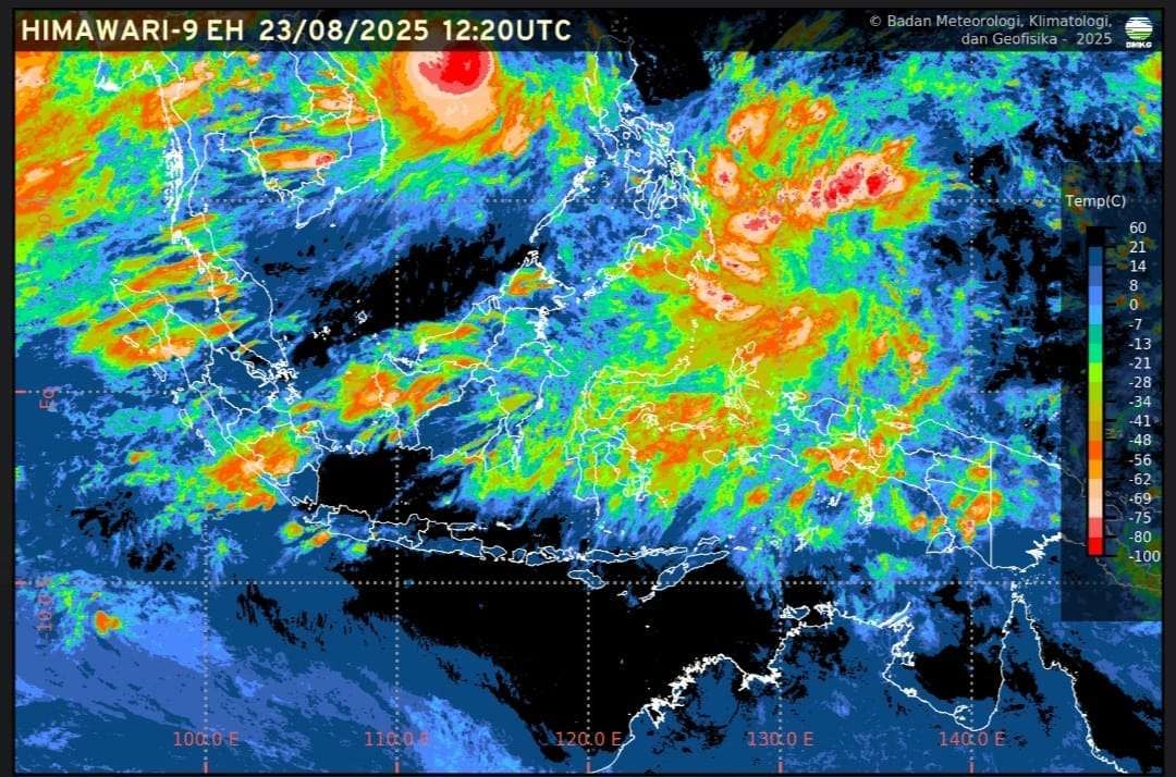 BMKG : Prakiraan Cuaca Ibu Kota Provisi se-Indonesia 24 Agustus