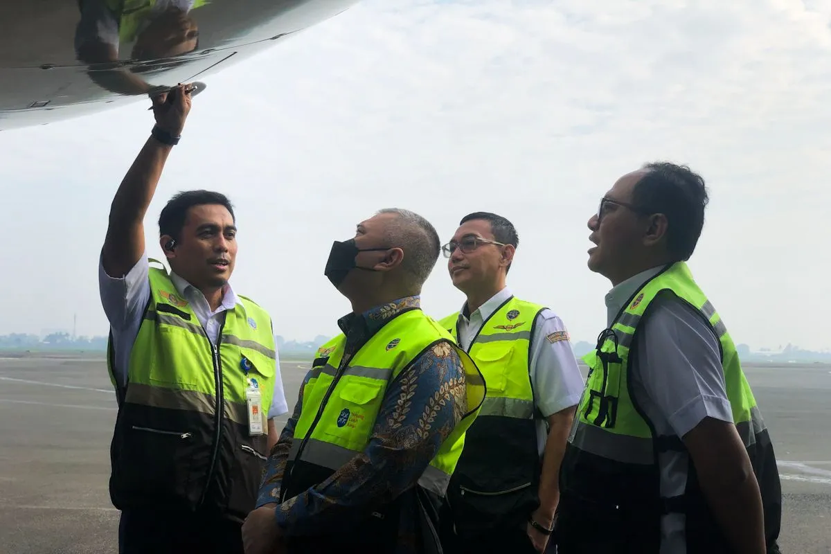 Menhub inspeksi kelaikudaraan pesawat di Bandara Soetta