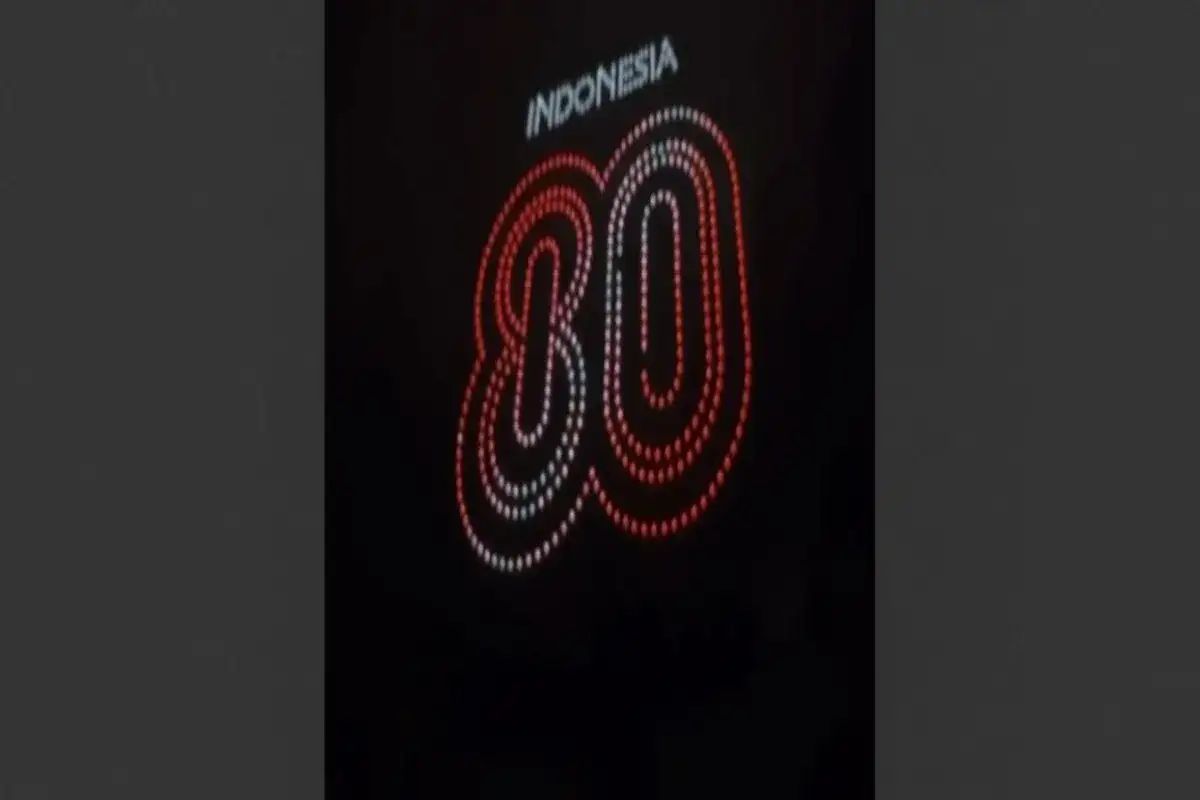 Jelang HUT RI, WNI di Australia Gelar Pertunjukan Drone