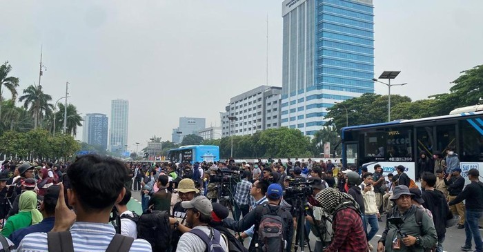 Polisi Sebut Pelajar Ikut Demo DPR karena Ajakan Medsos, Datang buat Nonton