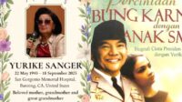 Yurike Sanger Istri Ke-7 Sukarno Meninggal di AS, Jenazah Dipulangkan ke RI