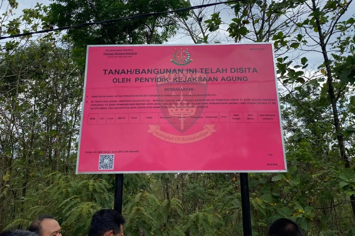 Kejagung sita aset tanah senilai Rp510 miliar milik tersangka Sritex