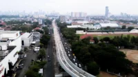 Pembangunan LRT Jakarta Fase 1B capai 69,8 persen