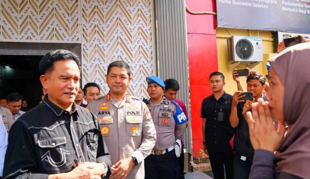 Yusril janji tegakkan keadilan untuk ojol korban aksi demo di Makassar