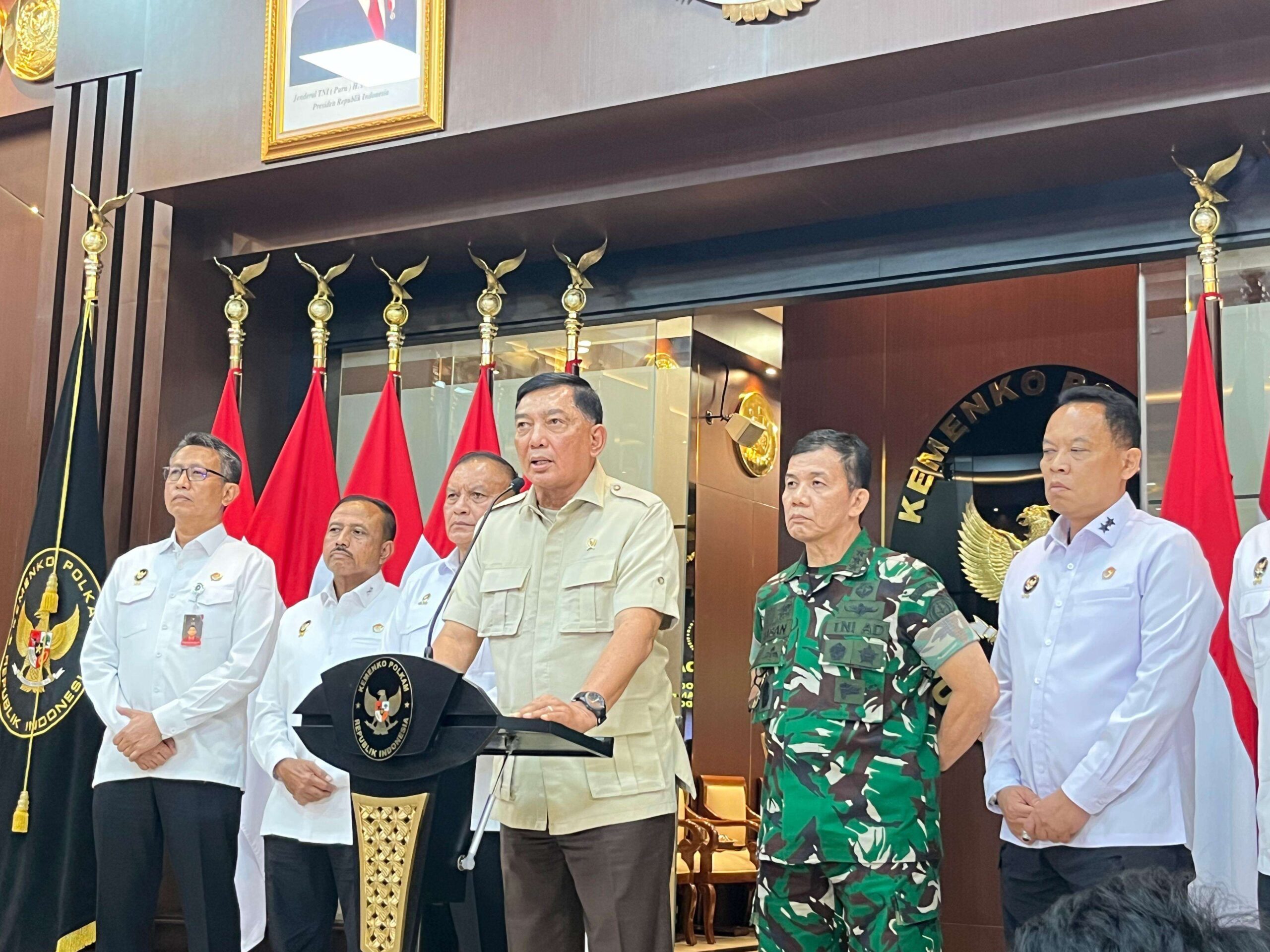 Sjafrie Sjamsoeddin Resmi Jabat Menko Polkam Ad Interim