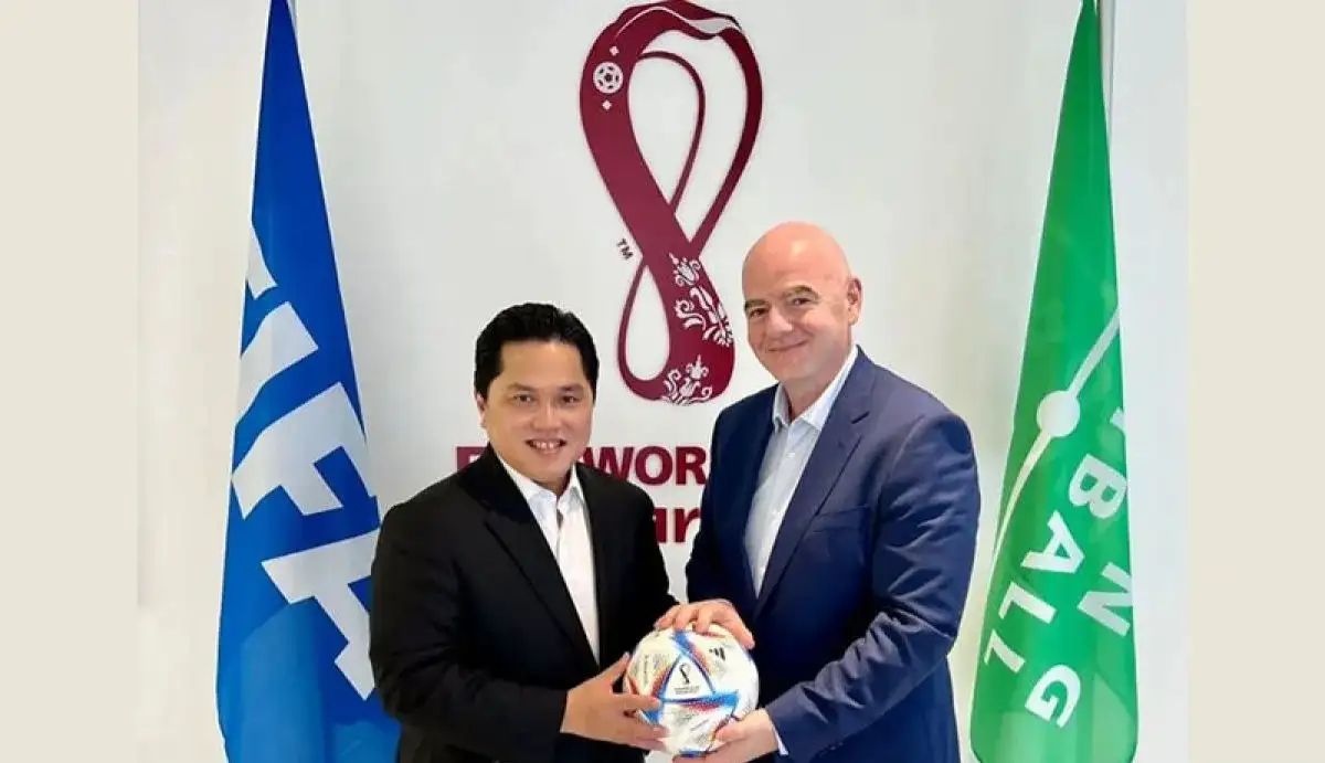 Presiden FIFA Sampaikan Ucapan Selamat ke Menpora Erick