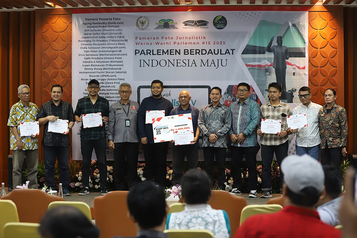 Pameran Foto dan AJK ke-5, Ketua KWP Ariawan Dorong Publikasi Karya Jurnalis Parlemen