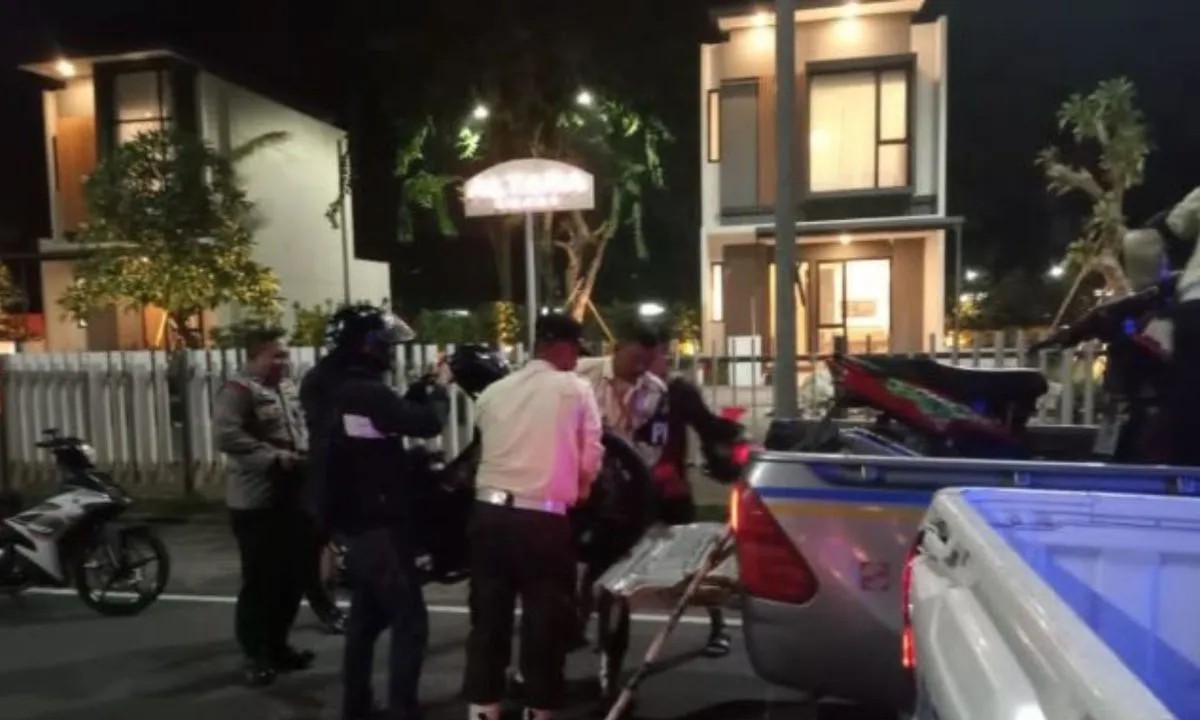 Polisi sita kendaraan pelaku balap liar di Bekasi