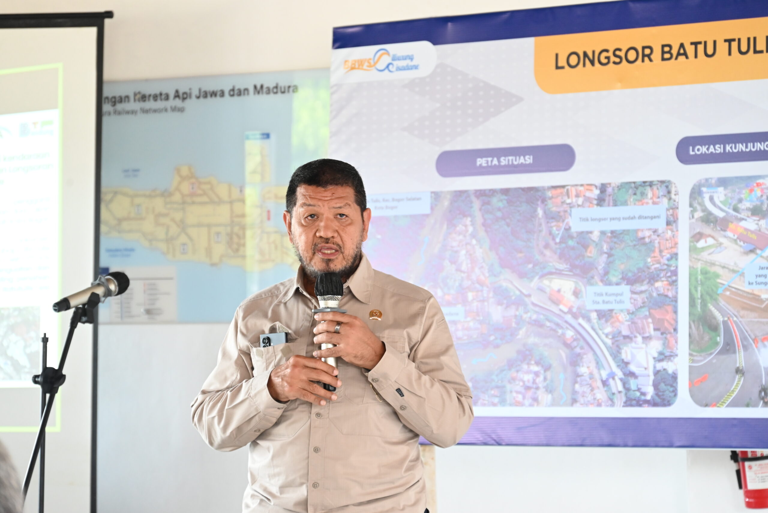 Roberth Rouw Desak Kajian Teknis Penanganan Longsor dan Infrastruktur Bogor