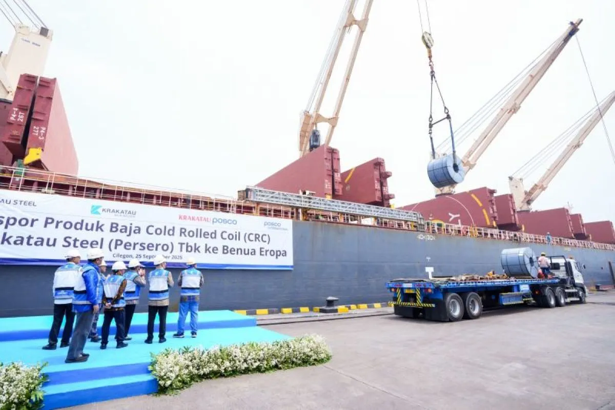 Kemenperin lepas ekspor 54 ribu ton baja putih, bukti industri tangguh