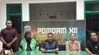 Anggota TNI Letda FA (paling kiri) pemukul ojol di Pontianak akan disidang militer