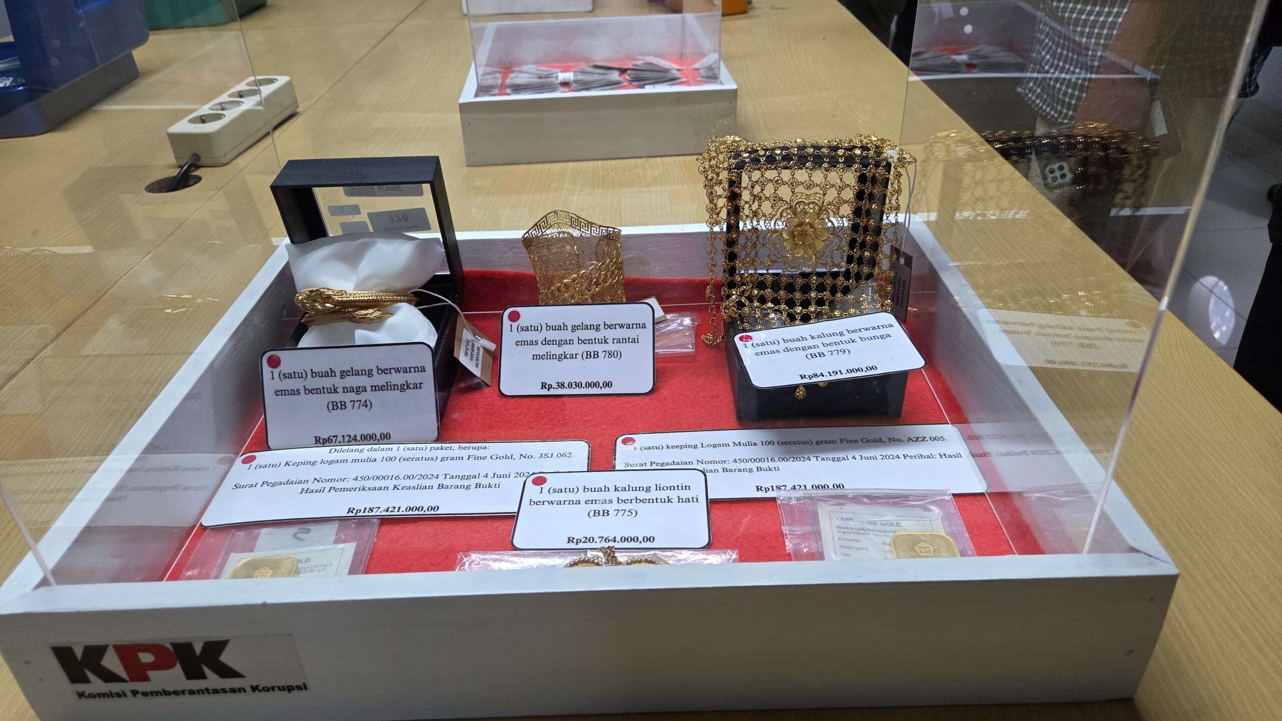 KPK Gelar Lelang Barang Rampasan Koruptor September 2025
