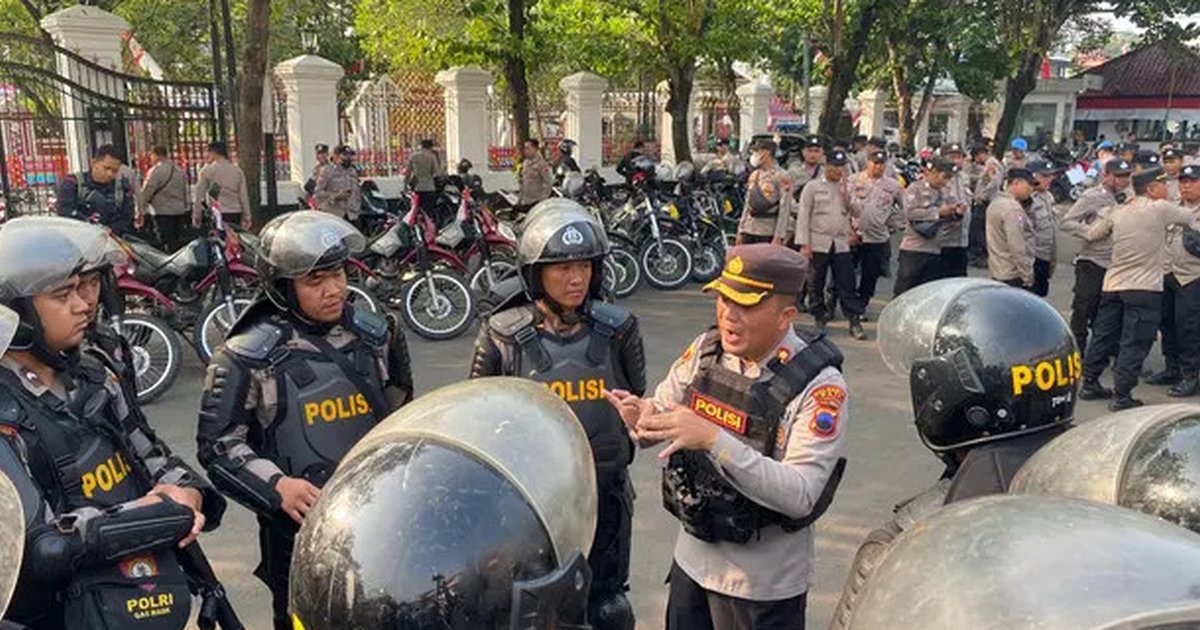 6.118 Personel Gabungan Dikerahkan Kawal Demo Ojol Hari Ini