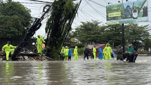 Banjir di Denpasar Bali, 4 Korban Dilaporkan Menghilang