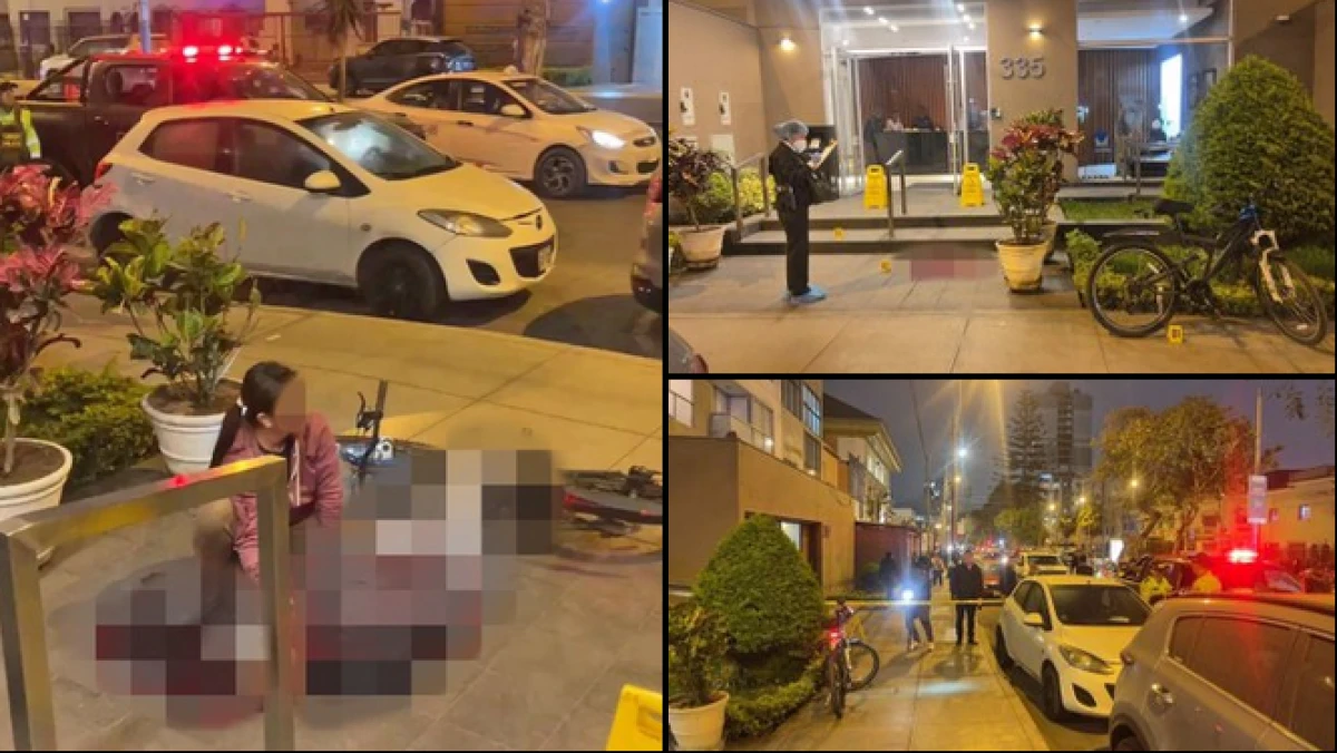 Lokasi penembakan terhadap diplomat muda Indonesia, Zetro Leonardo Purba (40), oleh orang tak dikenal di Distrik Lince, Lima, pada Senin (1/9/2025) malam. Foto: X Kejaksaan Peru