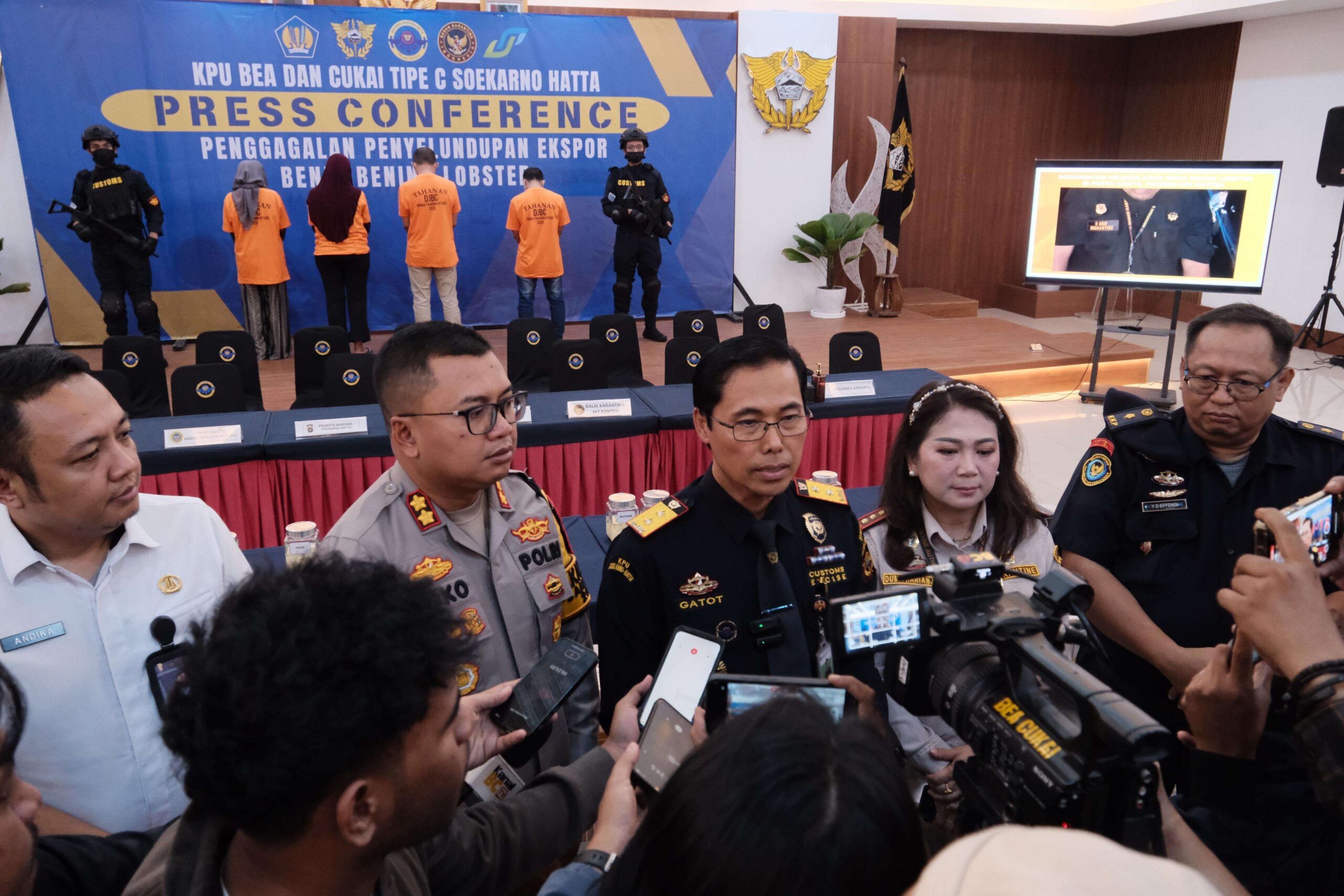 Bea Cukai Soekarno-Hatta Gagalkan Penyelundupan Benih Lobster Senilai Rp5,17 Miliar