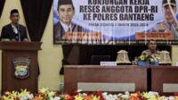 Anggota Komisi III DPR RI Fraksi NasDem Rudianto Lallo saat menyerap aspirasi di Mapolres Bantaeng