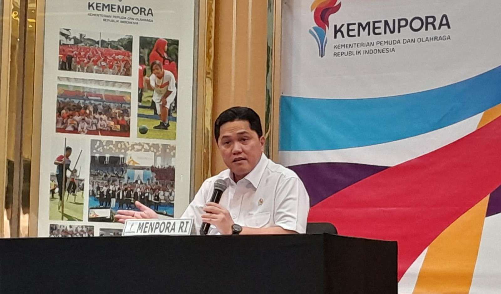 Menpora Erick Thohir Tegaskan Aktivitas Olahraga Nasional Tetap Berjalan