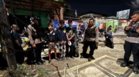 Tiga orang remaja hendak tawuran terjaring patroli rutin malam hari oleh Polres Metro Bekasi Kota