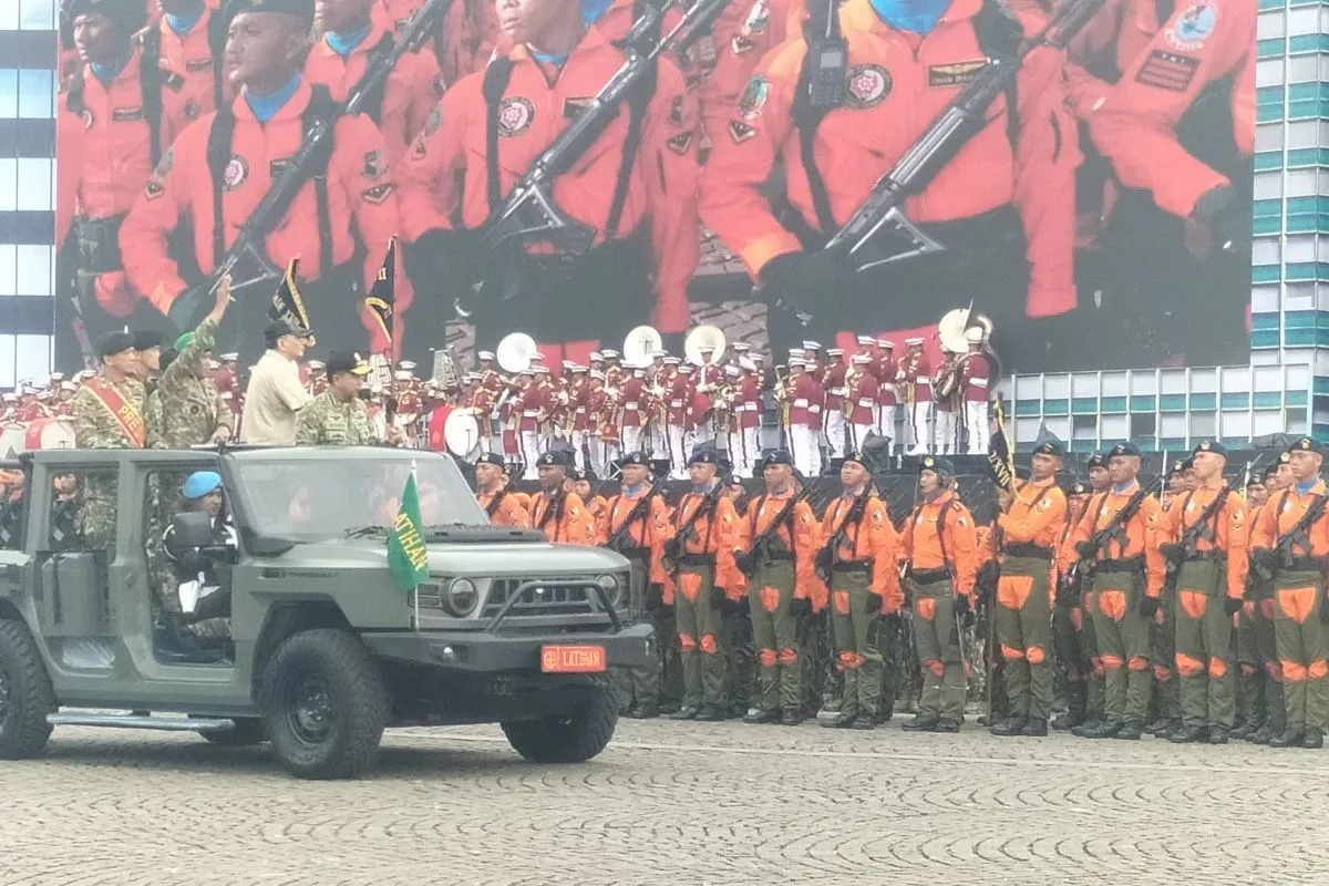 Panglima minta prajurit berikan tatapan mata yang tajam saat HUT TNI
