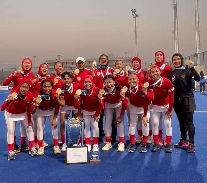 Timnas Hockey Putri Indonesia Raih Gelar Juara Piala Asia Tengah 2025