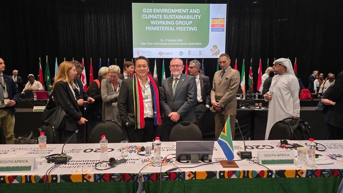 Diaz dalam forum G20 Environment and Climate Sustainability Working Group (ECSWG) Ministerial Meeting 2025