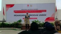 Anggota Komisi X DPR Dewi Coryati menyampaikan sambutan saat membuka pelatihan pemasaran UMKM yang digelar Badan Riset Inovasi Nasional (BRIN) di Kabupaten Rejang Lebong, Provinsi Bengkulu