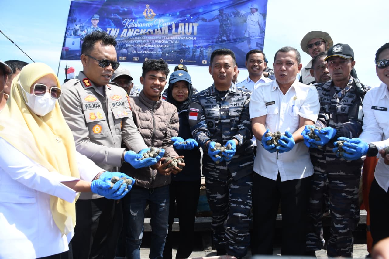 Kapolres Tanjungbalai Hadiri Panen Raya Kerang