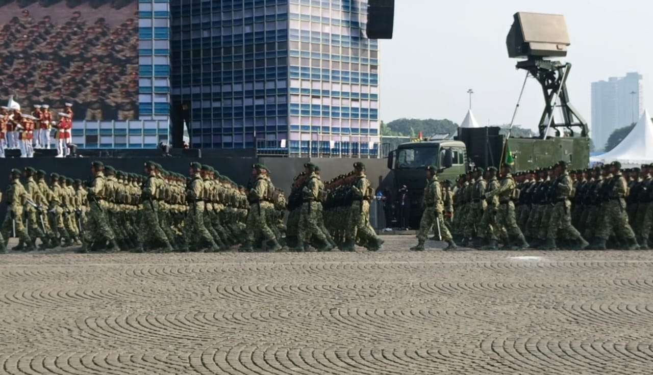 HUT TNI, Rekayasa Lalin Kawasan Monas Diberlakukan Situasional
