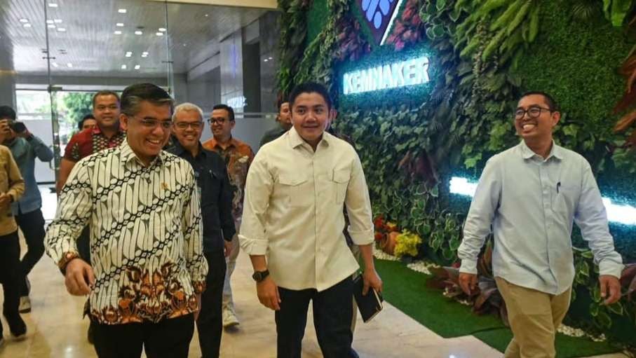 Bertemu Menaker-Wamenaker, Seskab Singgung Program Magang Nasional