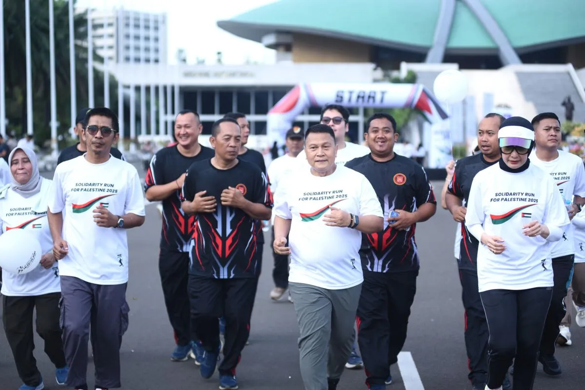 DPR RI Gelar Solidarity Run for Palestine, 1.000 Peserta Ikut Meriahkan