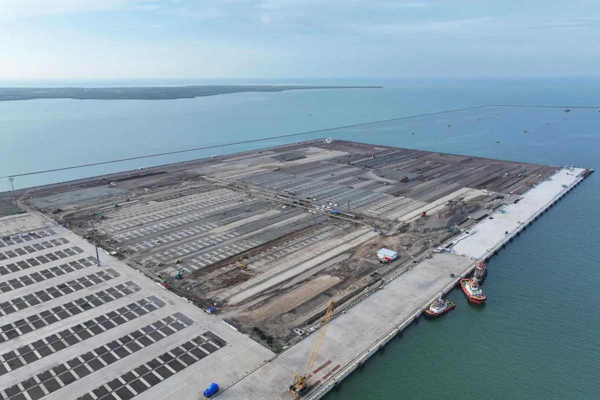 PTPP Genjot Pembangunan Pelabuhan Patimban, Progres Hampir 73 Persen