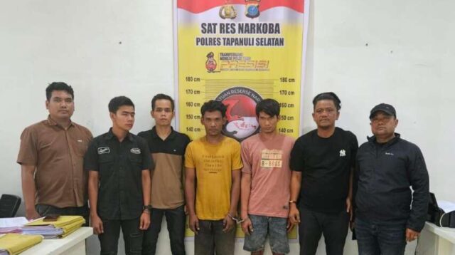 Tim Denintel BKI B Tangkap Dua Pelaku Narkoba di Paluta, Sabu 14 Gram Disita