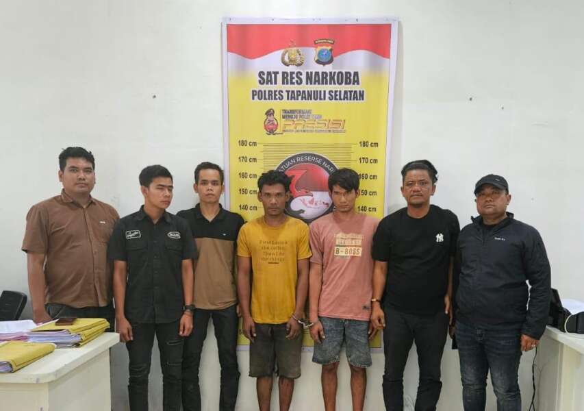 Tim Denintel BKI B Tangkap Dua Pelaku Narkoba di Paluta, Sabu 14 Gram Disita