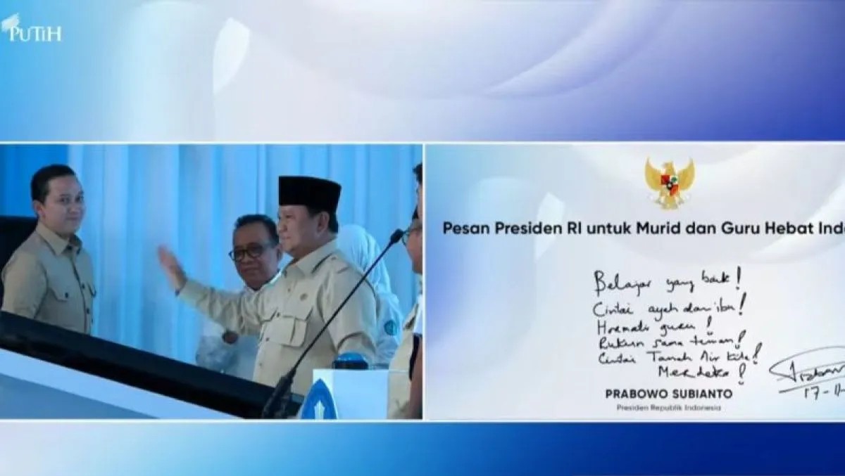 Presiden Prabowo Luncurkan Smartboard, Sampaikan Pesan Inspiratif untuk Siswa
