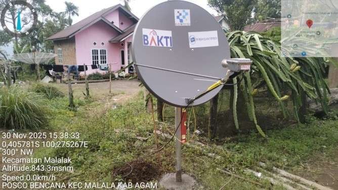 Kemkomdigi Pasang Internet Darurat di 10 Titik Banjir