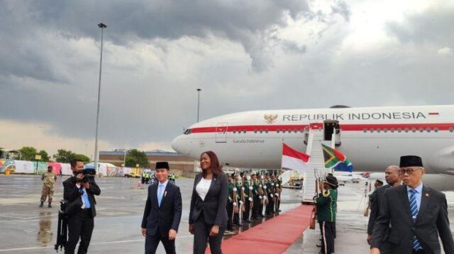 Gibran Disambut Meriah di Johannesburg