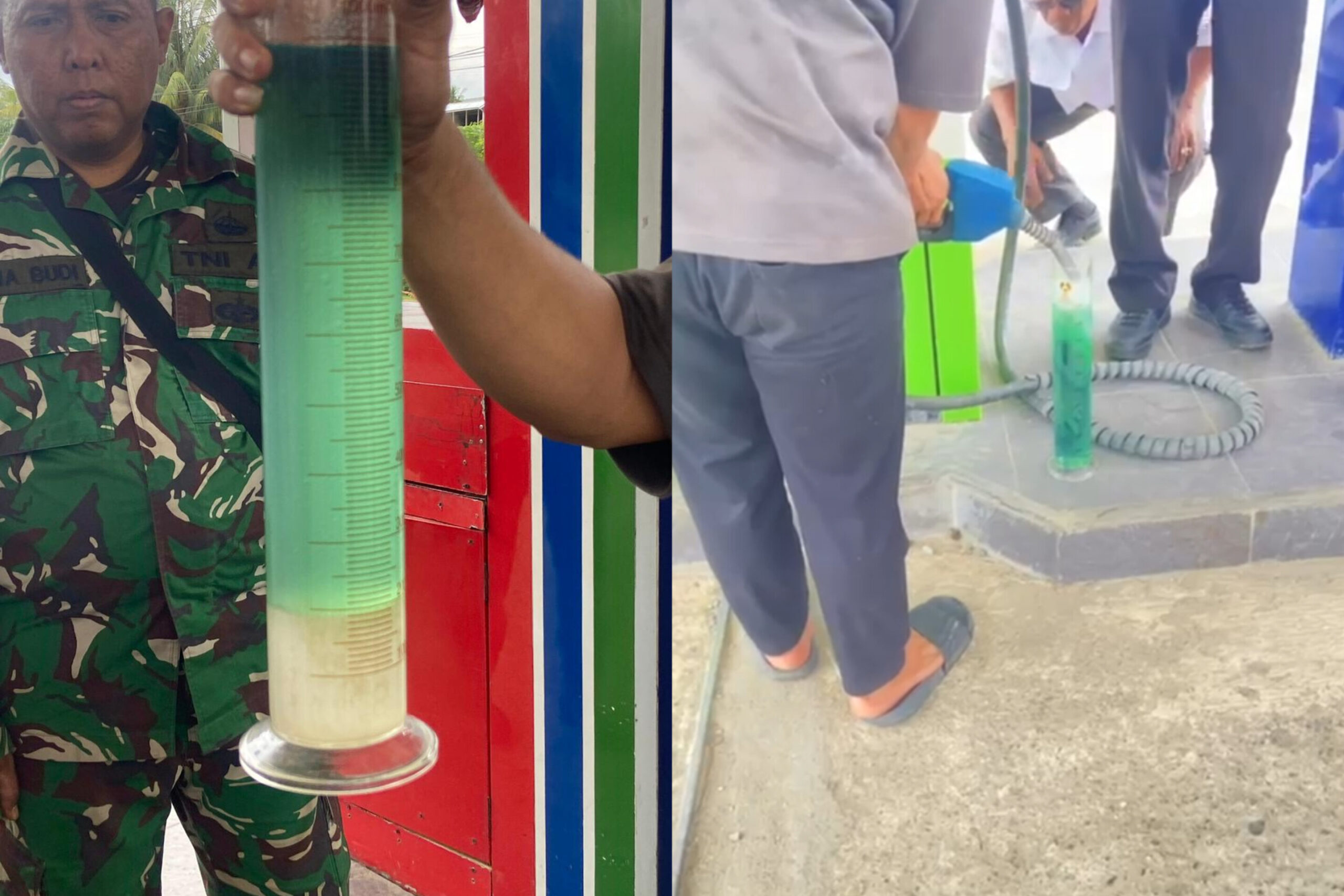 Pertalite SPBU Tano Ponggol Paluta Tercampur Air